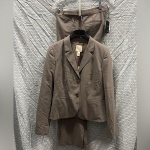 J. Crew Brown Blazer & Suit Jacket Set